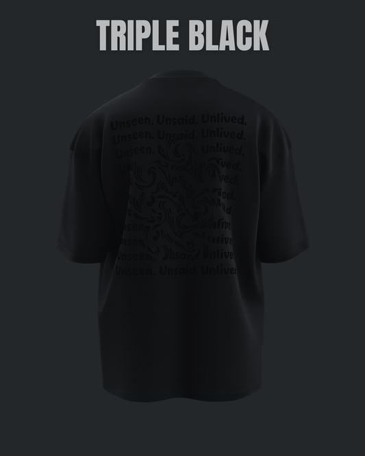 Classique T-shirt - Triple Black